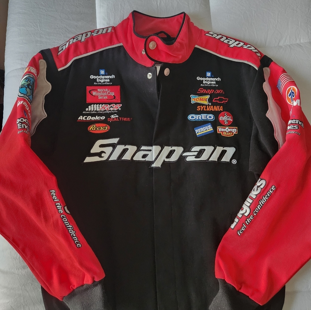 Snap Man Racing Jacket - Black and Red - Picture 4 of 6